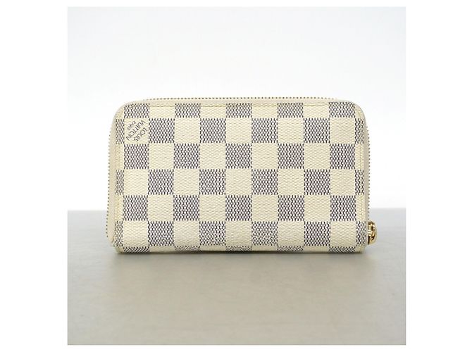 Cartera Zippy Compact Louis Vuitton Damier Azur Blanco - vista 10