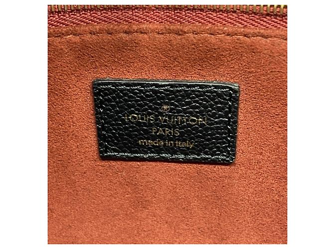 Borsa Louis Vuitton Monogram Empreinte OnTheGo PM Nero Beige - vista 5