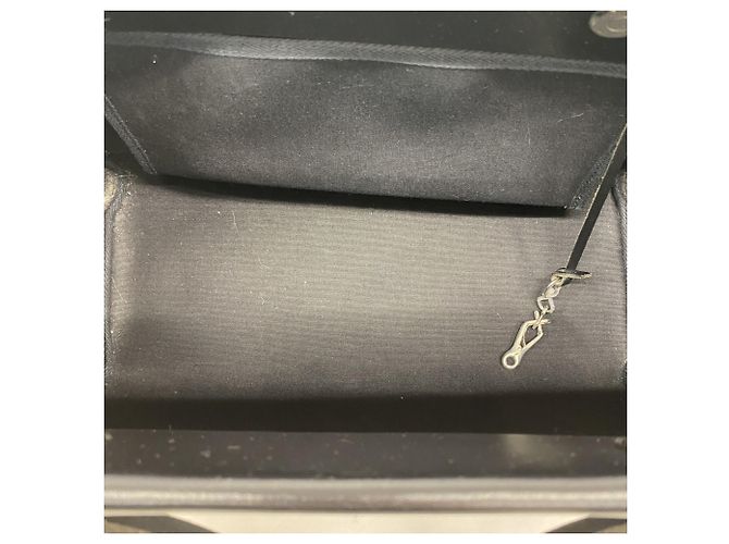 Hermès Hermes Herbag Cabas MM Toile Officier Tote Bag Schwarz - Ansicht 4
