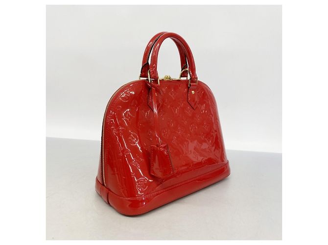 Borsa Louis Vuitton Alma PM Vernis Fuschia - vista 2