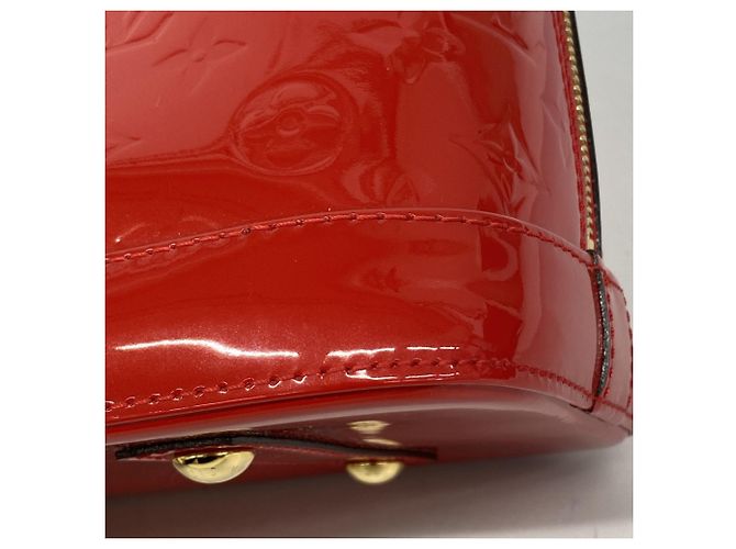 Borsa Louis Vuitton Alma PM Vernis Fuschia - vista 6