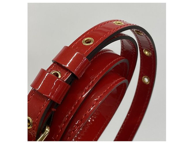 Borsa Louis Vuitton Alma PM Vernis Fuschia - vista 9