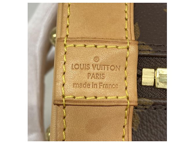 Borsa Louis Vuitton Alma BB Monogram Marrone - vista 5