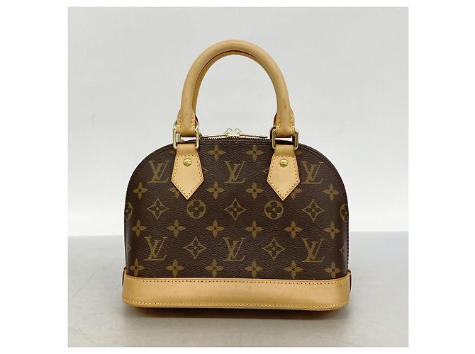 Borsa Louis Vuitton Alma BB Monogram Marrone - vista 9