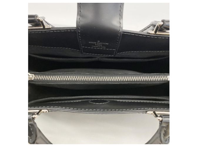 Borsa Louis Vuitton Epi Cléber MM Nero - vista 4