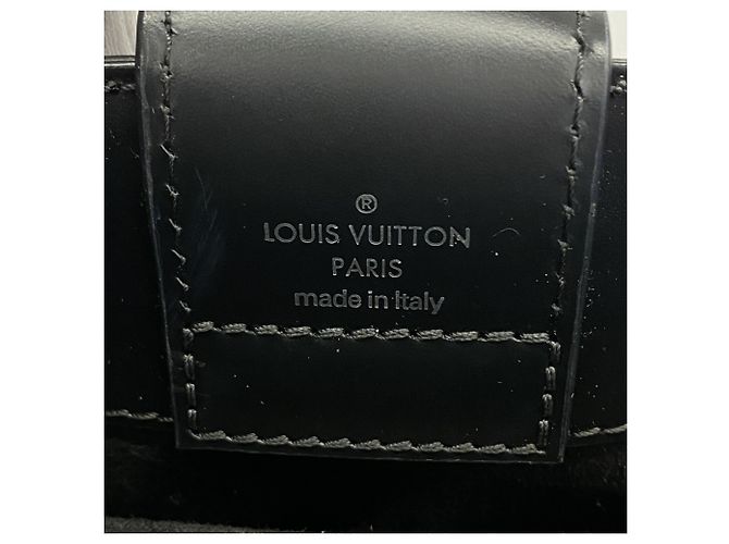Borsa Louis Vuitton Epi Cléber MM Nero - vista 5