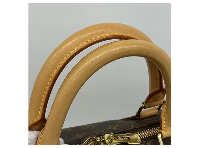 Borsa Boston Louis Vuitton Monogram Keepall 50 Marrone - vista 9