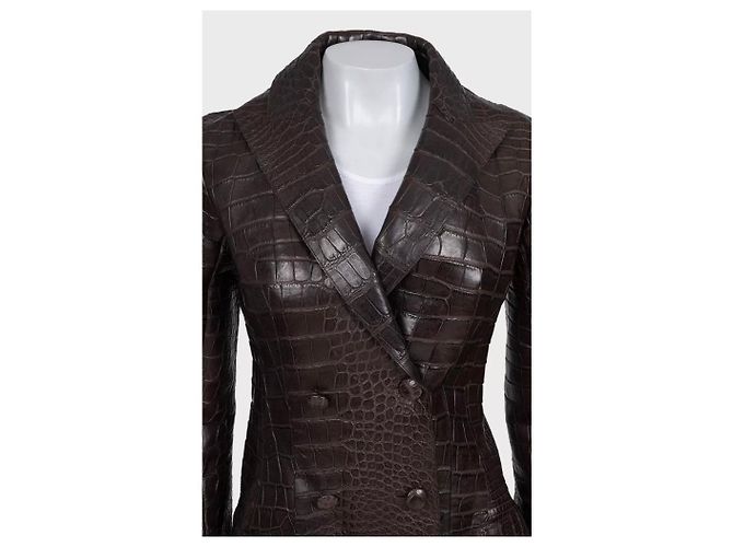 Cappotto in pelle Valentino - IT 38 Usato - vista 4