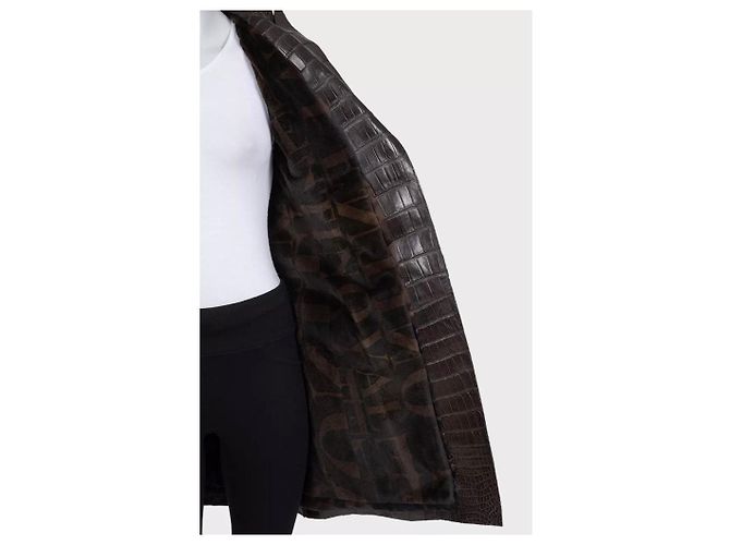 Cappotto in pelle Valentino - IT 38 Usato - vista 7