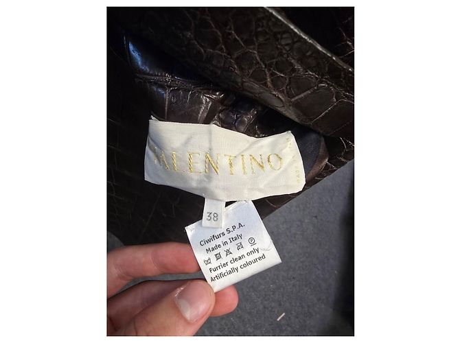 Cappotto in pelle Valentino - IT 38 Usato - vista 8