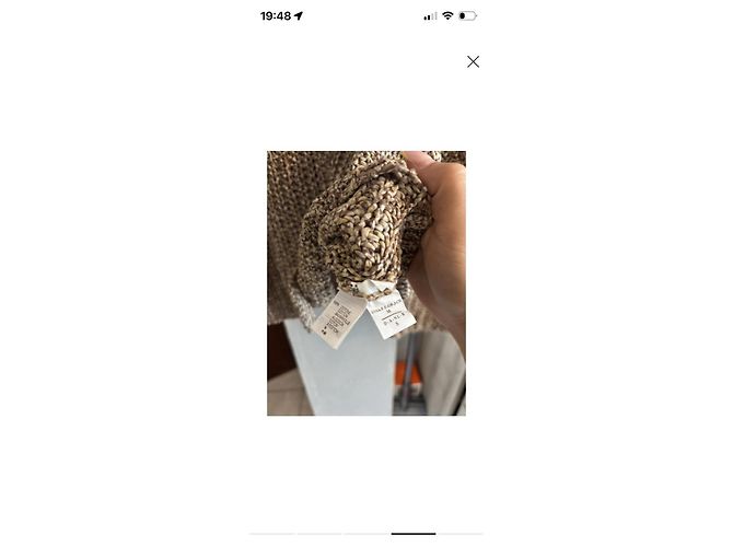 Brunello Cucinelli Strickjacke mit Blumen-Applikation Braun Beige - Ansicht 4