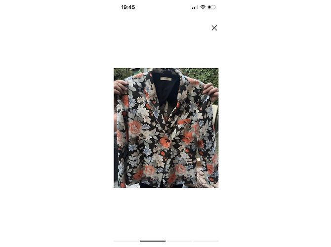 Céline Blazer Floreale Nero Multicolore - vista 2