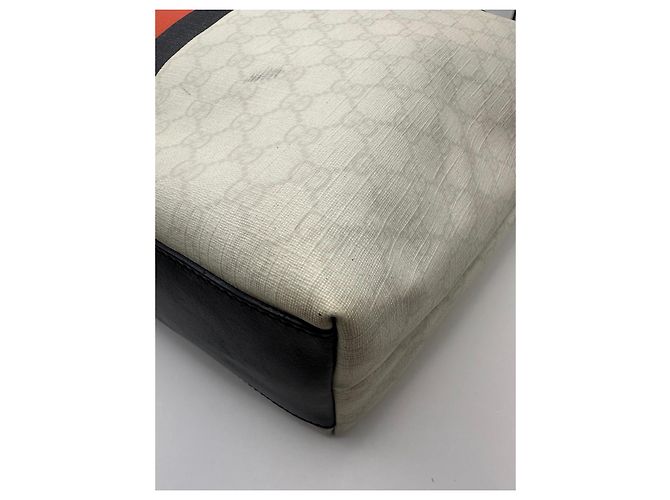 Gucci GG Supreme Monogram Shopper Schwarz Rot Beige - Ansicht 10