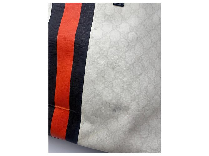 Gucci GG Supreme Monogram Shopper Schwarz Rot Beige - Ansicht 14