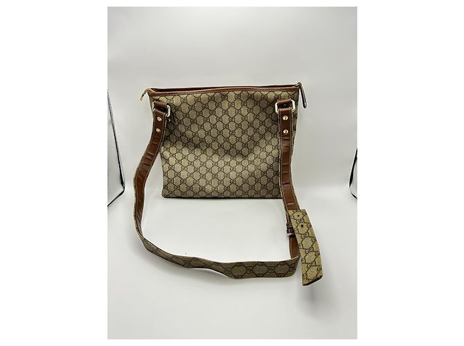 Borsa a tracolla Gucci GG Monogram Marrone Monogramma - vista 2