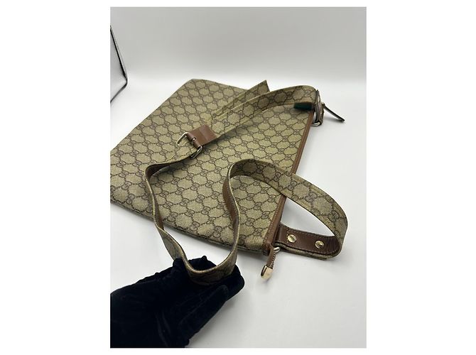 Borsa a tracolla Gucci GG Monogram Marrone Monogramma - vista 3