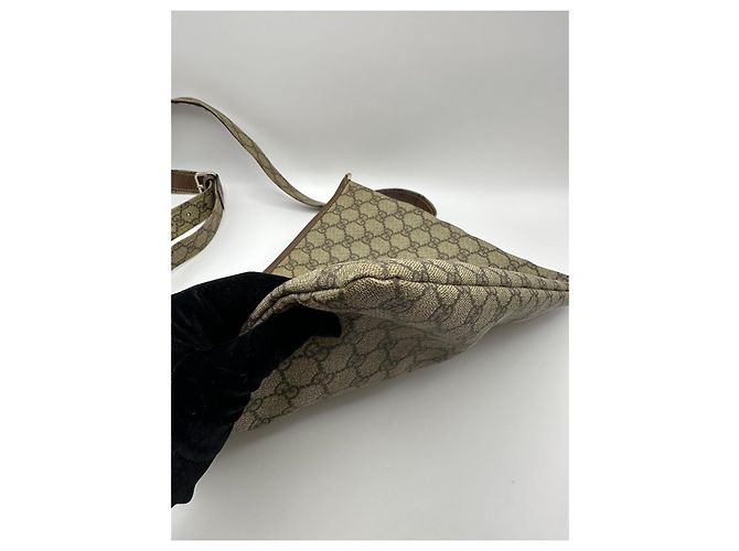 Borsa a tracolla Gucci GG Monogram Marrone Monogramma - vista 7