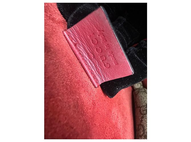 Gucci Dionysus GG Supreme Borsa a Tracolla Piccola Rosso Beige - vista 18
