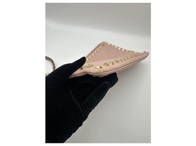 Valentino Garavani Pochette Rockstud con zip Rosa - vista 10