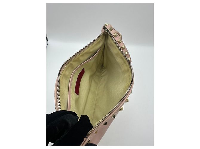 Valentino Garavani Pochette Rockstud con zip Rosa - vista 11