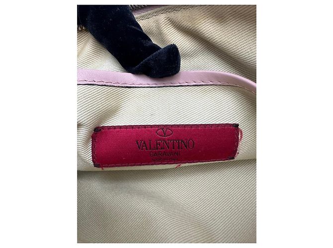 Valentino Garavani Pochette Rockstud con zip Rosa - vista 13