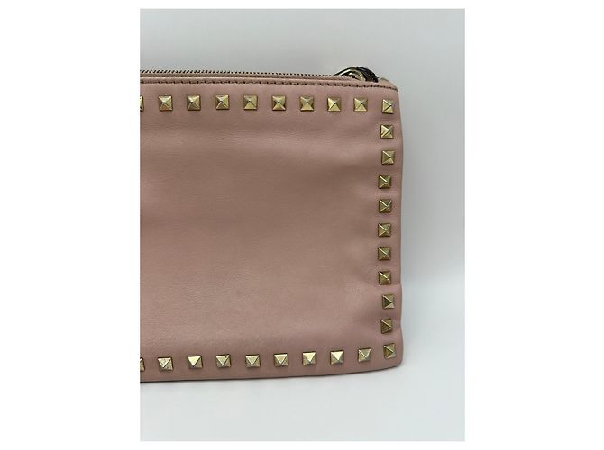 Valentino Garavani Pochette Rockstud con zip Rosa - vista 6