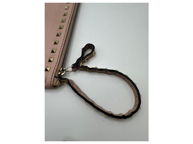 Valentino Garavani Pochette Rockstud con zip Rosa - vista 9