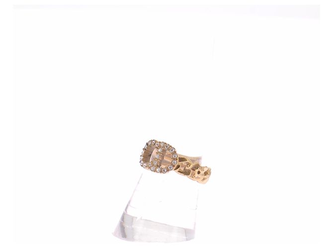 Dior Clair D Lune Ring Goldfarben Metall Golden - Ansicht 2