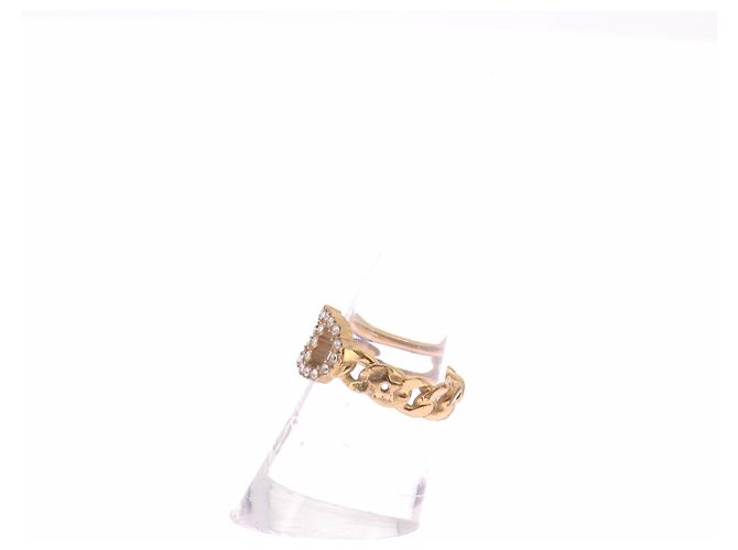 Dior Clair D Lune Ring Goldfarben Metall Golden - Ansicht 5