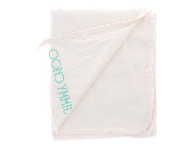 Jimmy Choo Toalla de playa crema Beige - vista 3