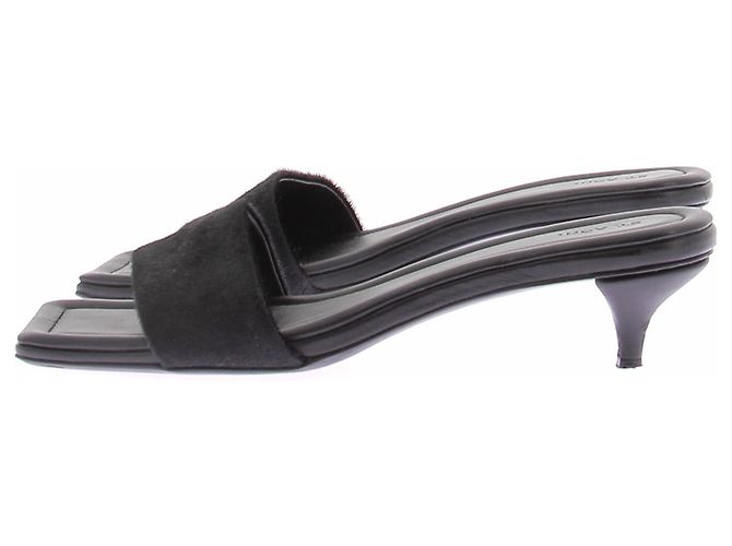 Autre Marque Mules ST AGNI in pelo di pony nero - vista 2