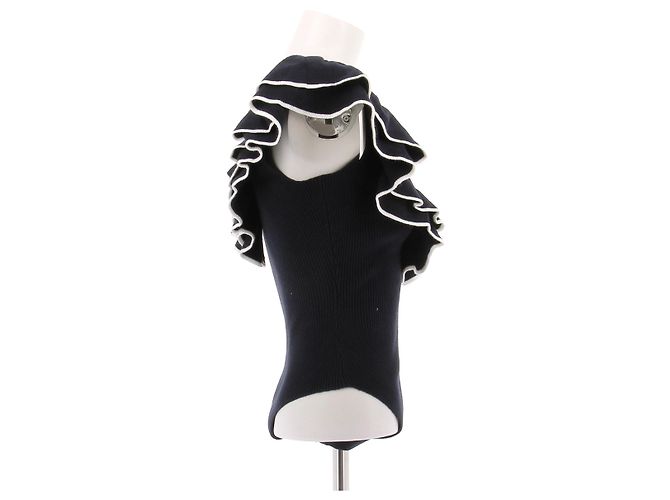 Body Isabella SéZane Blu Navy Lana - vista 3