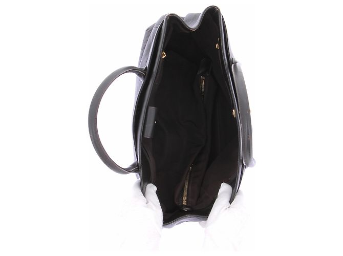 Chanel Borsa in pelle marrone scuro Executive Nero - vista 7