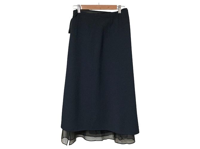 Autre Marque Falda cruzada L’Appartement con falda de ORGANDY Azul - vista 2