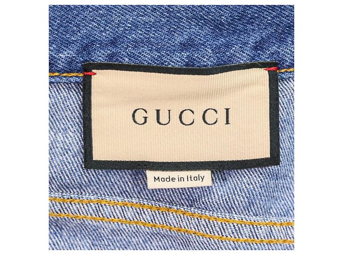 Pantalones vaqueros Gucci Horsebit 80's Fit Azul - vista 10