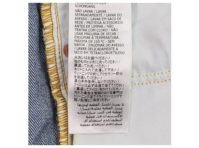 Pantalones vaqueros Gucci Horsebit 80's Fit Azul - vista 13