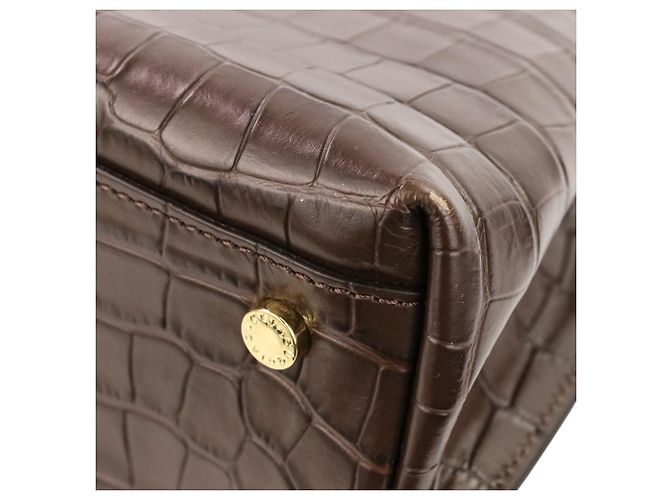 Autre Marque IACUCCI VELAR Borsa 2 way in pelle goffrata Marrone - vista 12