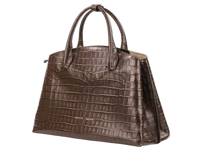 Autre Marque IACUCCI VELAR Borsa 2 way in pelle goffrata Marrone - vista 2