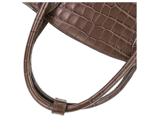 Autre Marque IACUCCI VELAR Borsa 2 way in pelle goffrata Marrone - vista 7