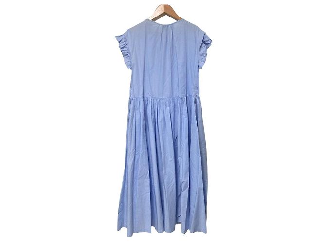 Autre Marque Vestido de algodón orgánico Patou Azul Azul claro - vista 2