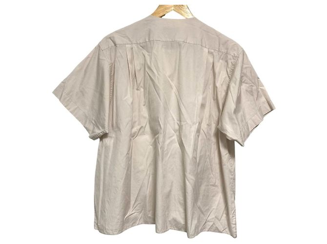 Autre Marque Camicia a maniche corte in cotone Drawer Beige - vista 2