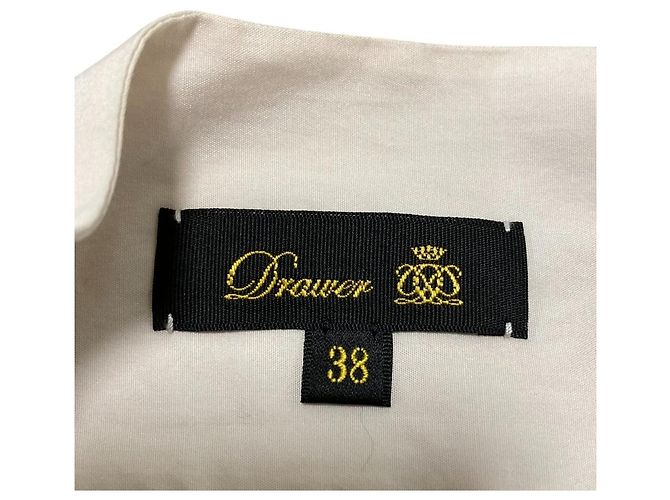 Autre Marque Camicia a maniche corte in cotone Drawer Beige - vista 7