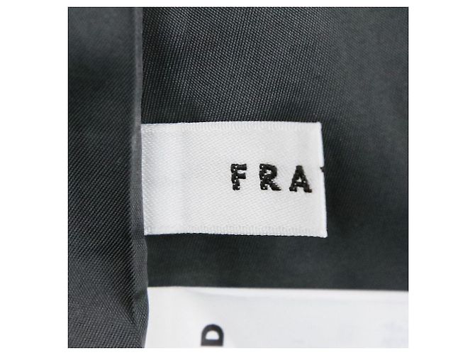 Autre Marque Mini saia com design transpassado FRAY I.D Marrom Cinza antracite - vista 9