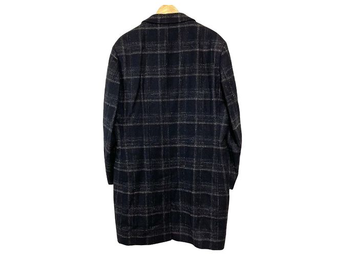 Autre Marque Abrigo Chester de lana a cuadros Hugo Boss Negro - vista 2