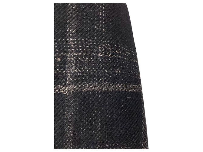 Autre Marque Abrigo Chester de lana a cuadros Hugo Boss Negro - vista 6