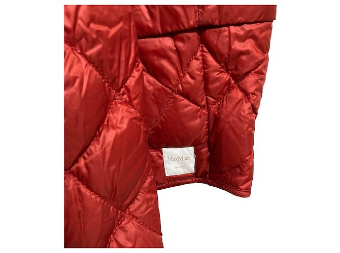Abrigo de plumón S Max Mara Roja - vista 9