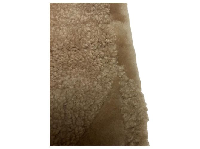 Mila Schön mila schon × Lisa Conte Borsa a tracolla 2way in shearling Beige - vista 11