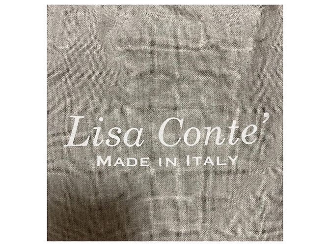 Mila Schön mila schon × Lisa Conte Borsa a tracolla 2way in shearling Beige - vista 14