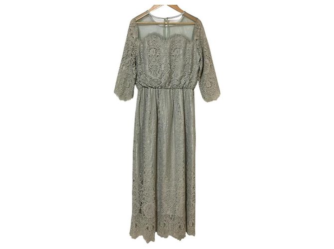 Autre Marque Spitzenkleid D CLAN green label relaxing Grün - Ansicht 2