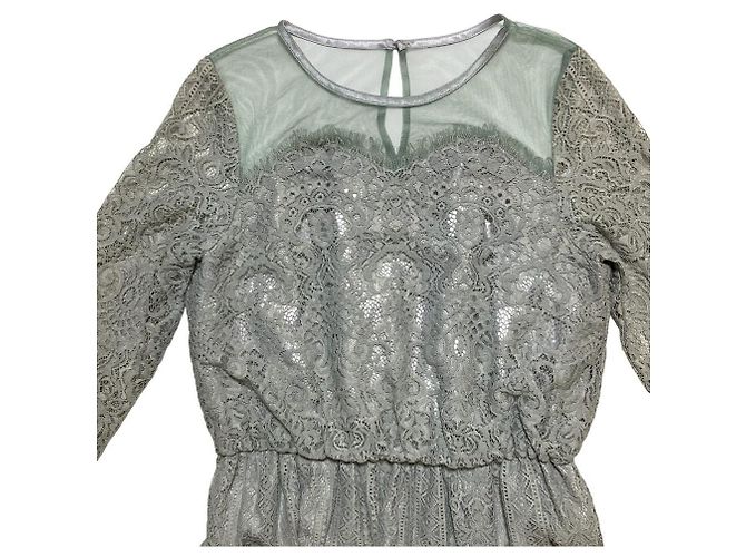 Autre Marque Spitzenkleid D CLAN green label relaxing Grün - Ansicht 3